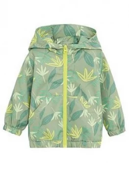 Image of Mango Baby Boys Animal Print Hooded Jacket