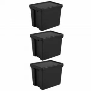 Image of Wham Upcycled Box 24L Set of 5 Plastic