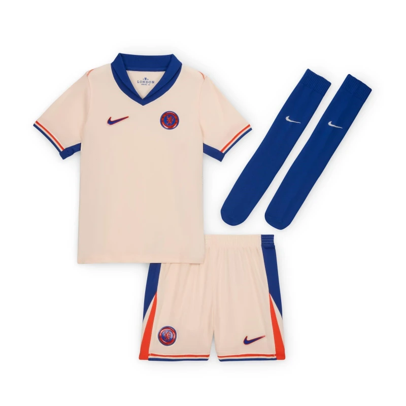 Image of Nike Chelsea Away Minikit 2024 2025 Infants - Blue Blue 3 - 4 Years