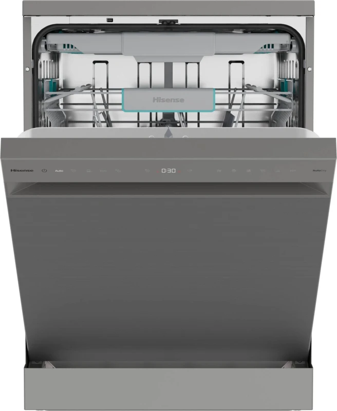 Image of Hisense Hi6 Freestanding Dishwasher - Auto dry A-Rated Graphite HS663A90XUK Graphite