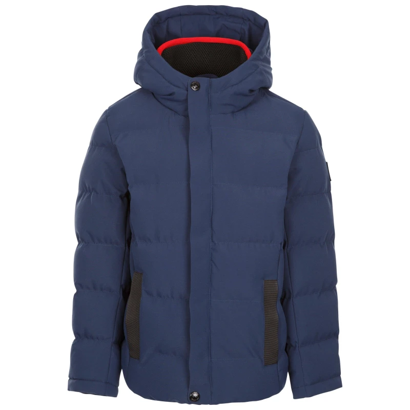 Image of Trespass Kids Habbton Insulated Puffer Jacket Navy male 2-3 Yrs