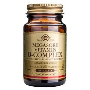 Image of Solgar Megasorb Vitamin B Complex Tablets 250 Tablets