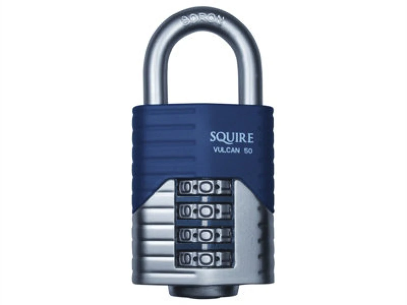 Image of Squire Vc40Bx Vulcan Open Boron Shackle Combination Padlock 40mm Boxed Hsqvc40Bx