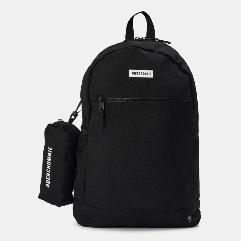 Image of Abercrombie and Fitch Kids Padded Backpack Back Packs One Size Black 71247803000