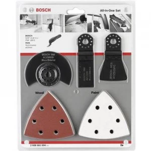 Image of Bosch Accessories 2608661694 Multitool accessory set 23 Piece 1 Set