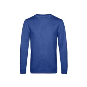 Image of B&C Mens Set In Sweatshirt (S) (Heather Royal Blue)