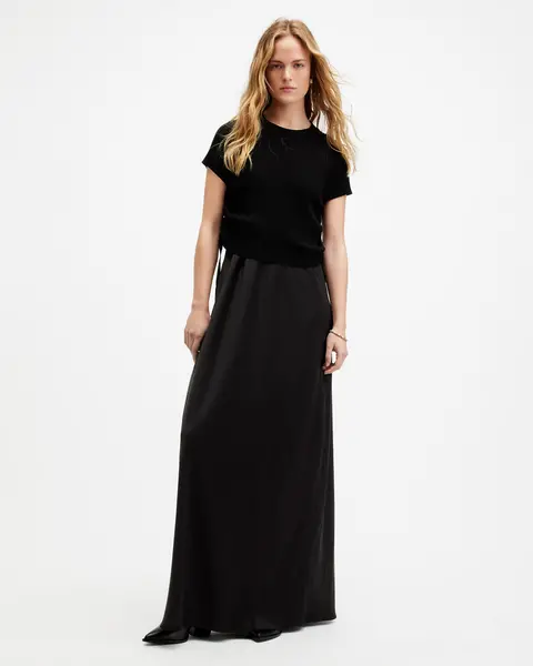 Image of AllSaints Hayes 2-In-1 Maxi Dress