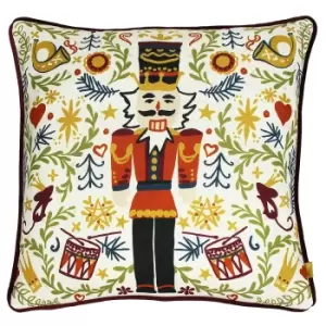 Image of Nutcracker Christmas Cushion Multi / 43 x 43cm / Polyester Filled