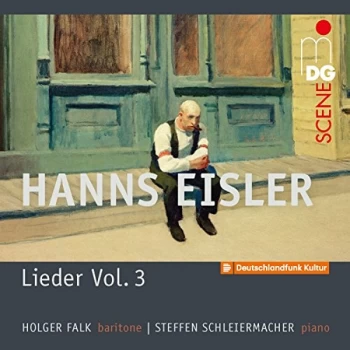 Image of Holger Falk; Steffen Schleiermacher - Hanns Eisler: Lieder/Songs in American Exile CD