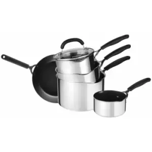 Image of Prestige Made to Last Stainless Steel 5 Piece Set Silver