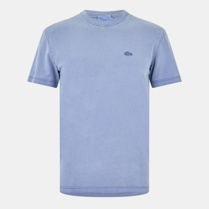 Image of Lacoste Natural Dyed Jersey T-Shirt - Beige Beige XXS