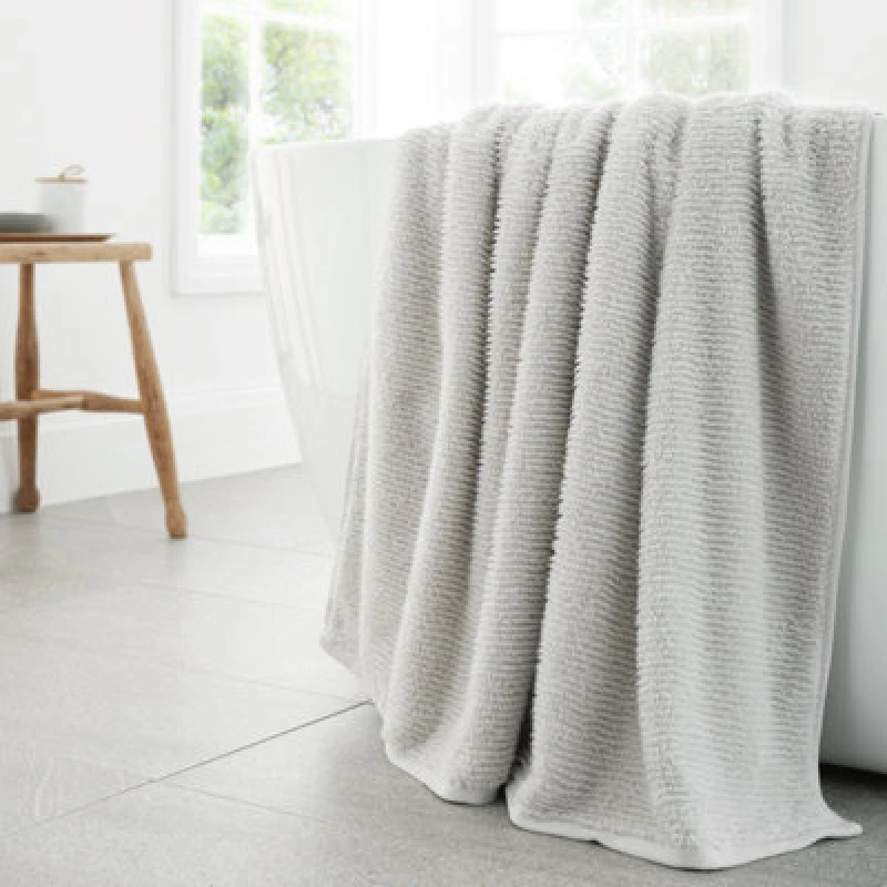 Image of Bianca Soft Zero Twist Spa Towels Silver