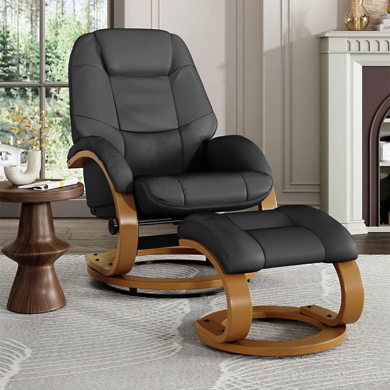 Image of Kabinet UK Ergonomic Office Reclining Chair Black Brown unisex One size