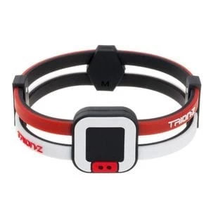 Image of Trion Z DuoLoop Magnetic Therapy Bracelet Red White - Small