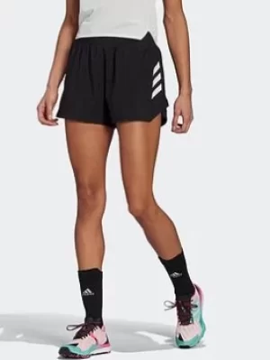 Image of adidas Terrex Parley Agravic All-around Shorts, Black/White Size M Women