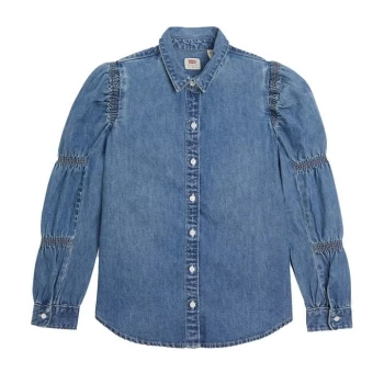 Image of Levis Levis Zuma Blouse Womens - Blue