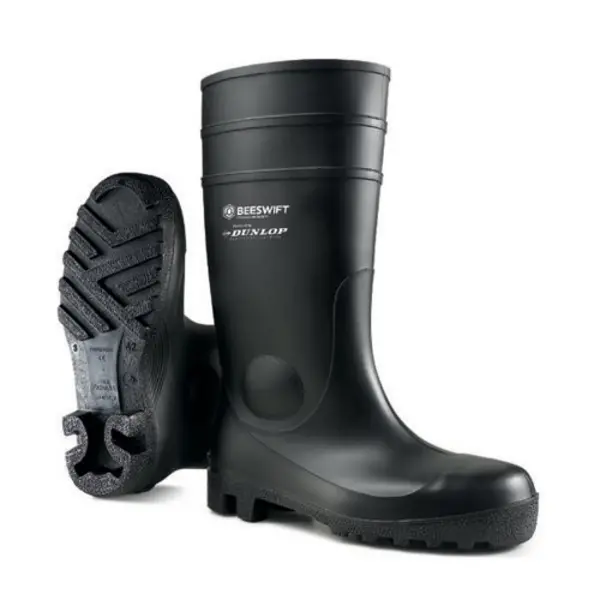 Image of Dunlop Dunlop Aston Safety Wellington Boots 1 Pair Black 09 ASTON09