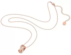 Image of Swarovski 5620549 Twist Necklace Rose Gold-Tone Plated Jewellery