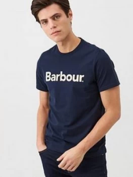 Image of Barbour Large Logo T-Shirt - Navy
