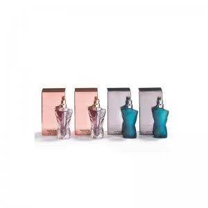 Image of Jean Paul Gaultier Le Male Gift Set 2 x 7ml Eau de Toilette + 2 x 7ml Essence...