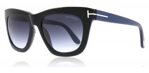 Image of Tom Ford Celina - Black Sunglasses Black / Blue 01A 55mm