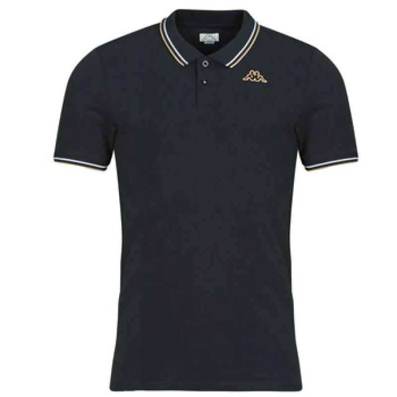Image of Kappa EZIO2 mens Polo shirt in Black