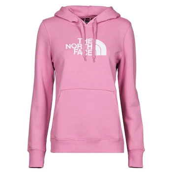 Image of The North Face W DREW PEAK PULL HD womens Sweatshirt in Pink - Sizes S,M,L,XL,XS