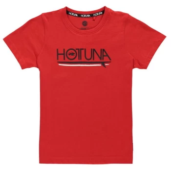 Image of Hot Tuna T-Shirt Junior Boys - High Risk Red