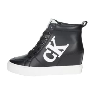 Image of CALVIN KLEIN JEANS Sneakers Women Black Pelle Sintetico