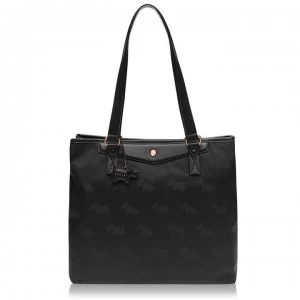 Image of Radley Jaquard Tote Bag - BLACK