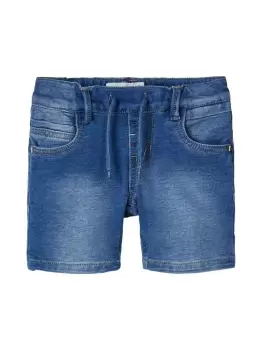 Image of NAME IT Regular Fit Sweat Denim Shorts Men Blue