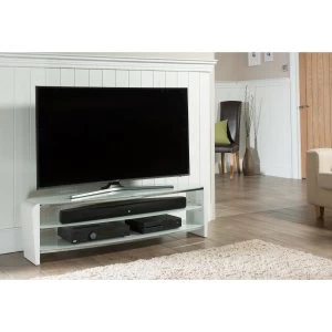 Image of Alphason FRN1400/ARCTIC Francium TV Stand for up to 60 TVs - Arctic White