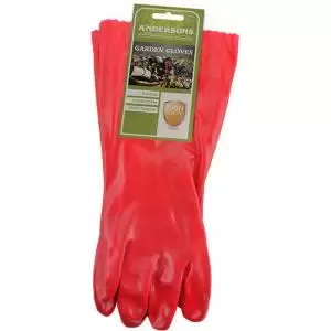 Image of Centurion Red PVC Gauntlet Large