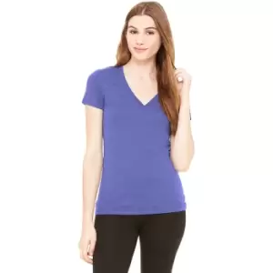 Image of Bella Ladies/Womens Triblend Crew Neck T-Shirt (XL) (Blue Triblend)