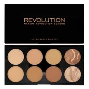 Image of Makeup Revolution Blush and Contour palette All about Bronze Brown