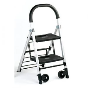 Image of GPC Trolley Black 2 Castors Lifting Capacity: 60kg 390mm x 990mm x 480