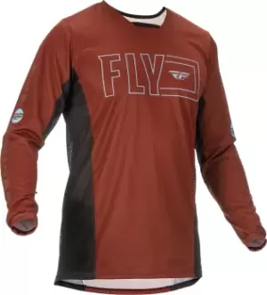 Image of FLY Racing Kinetic Fuel Jersey Rust Black M