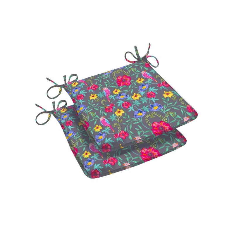 Image of Alan Symonds Wildflower Trapezoid Shape Seat Pad Multi unisex 2 Pack