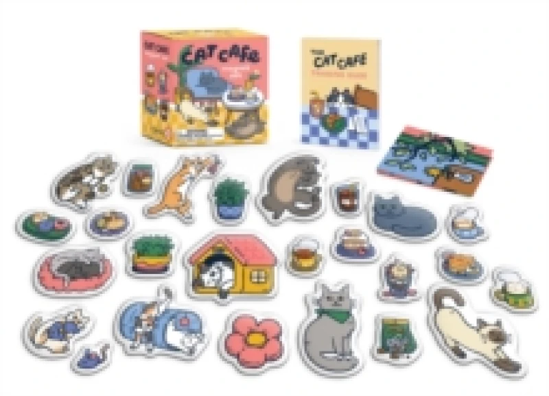 Image of Cat Cafe Magnet Set : Meow! Multiple-component retail product