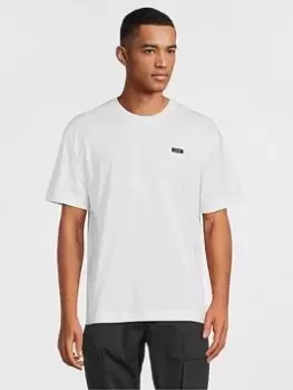 Image of Calvin Klein Cotton Comfort Fit T-Shirt, White, Size S, Men