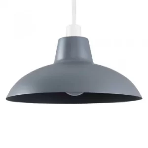 Image of Civic Dark Grey Metal Pendant Shade