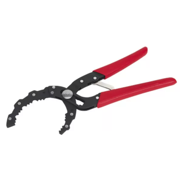 Image of Genuine SEALEY AK6419 Oil Filter Pliers - Auto-Adjusting