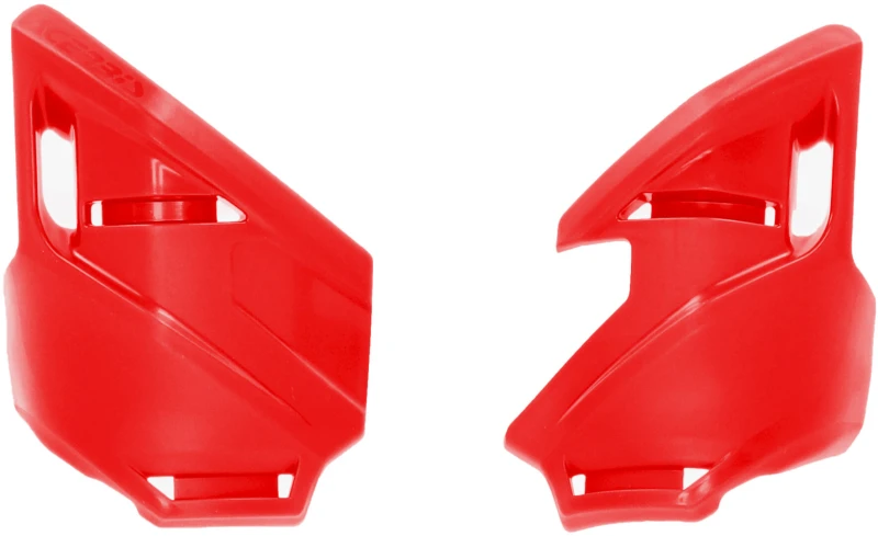 Image of 0024840.110 - Acerbis F-Rock Universal Lower Triple Clamp Covers - Red Red 0024840.110