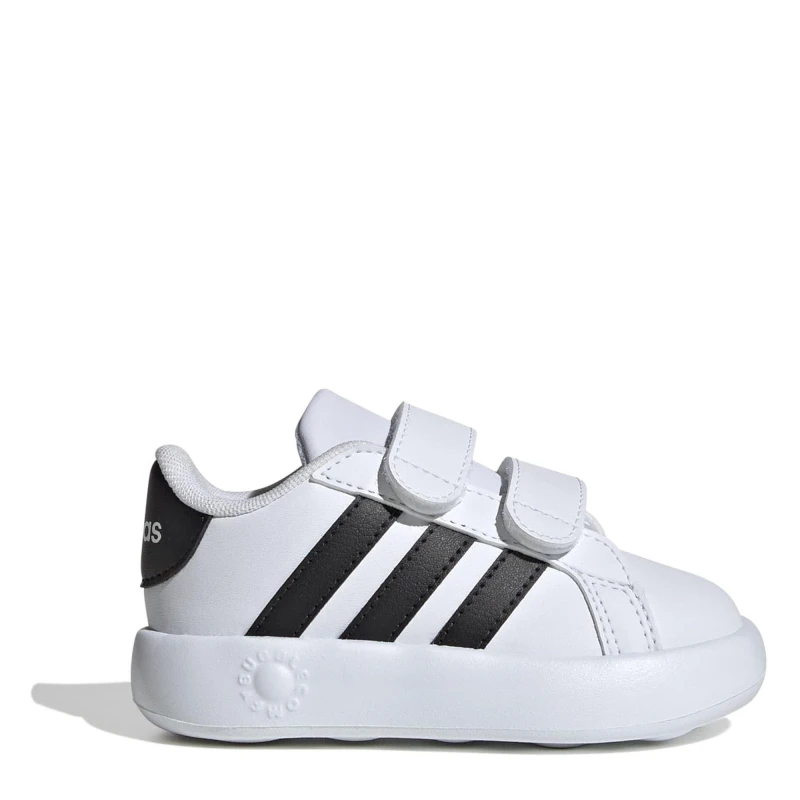 Image of adidas Grand Court Shoes Infants White/Black male C8 (25.5)