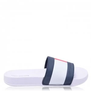 Image of Tommy Hilfiger Tommy Flag Juniors Pool Sliders - White