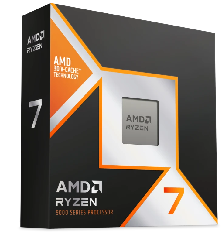 Image of AMD Ryzen 7 9800X3D 8 Core Socket AM5 5.2GHz 3D V-Cache Processor - 100-100001084WOF