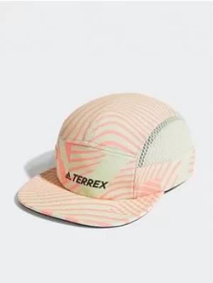 Image of adidas Terrex Aeroready Five-panel Graphic Cap, Blue, Size M/L, Women