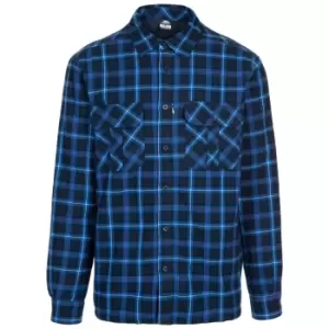 Image of Trespass Mens Rapeseed Check Shirt (L) (Dark Blue)