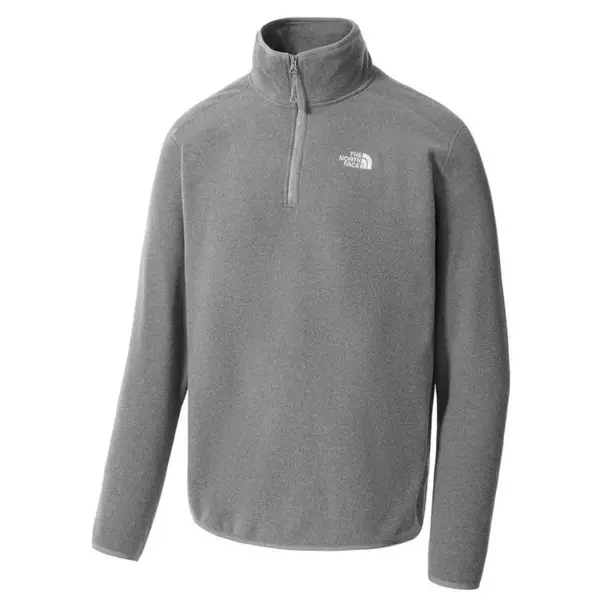 Image of The North Face 100 Glacier quarter Zip Fleece Top - Grey 2XL
