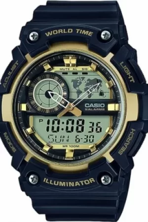 Image of Mens Casio Collection Alarm Chronograph Watch AEQ-200W-9AVEF
